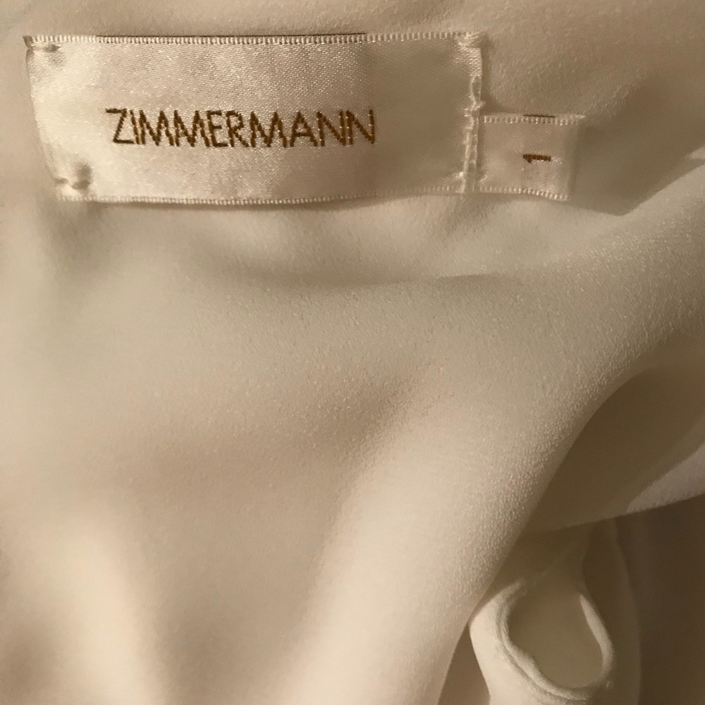 “Winsome” Ruffle Tie Front Zimmerman Romper - Picture 4 of 4